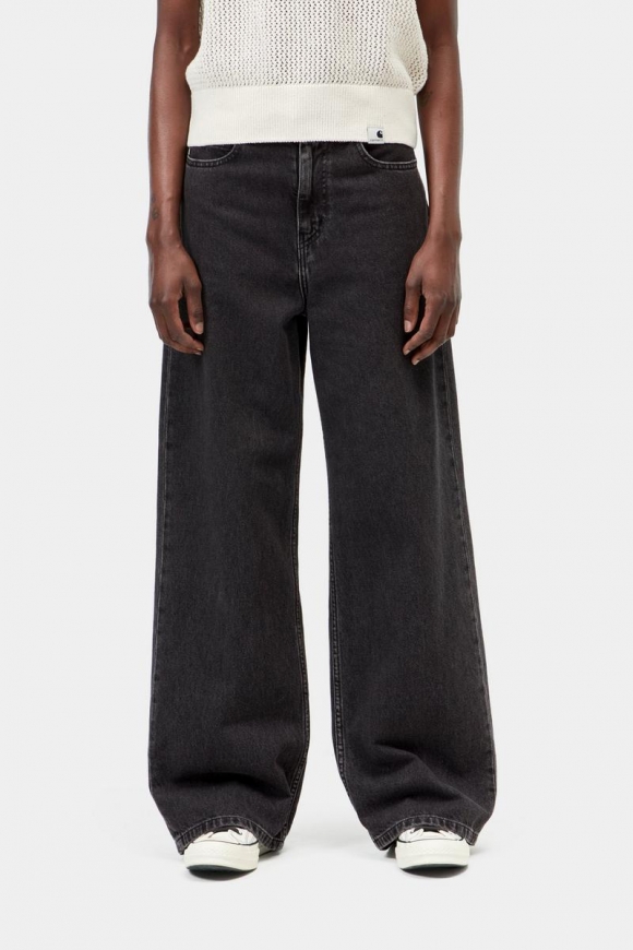 Carhartt Jane Pant - Schwarz, schwere Steinwäsche