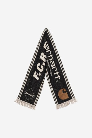 Carhartt F.C.Real Bristol x WIP Supporter Towel Muffler - Schwarz Carhartt F.C.Real Bristol x WIP Supporter Towel Muffler - Schwarz