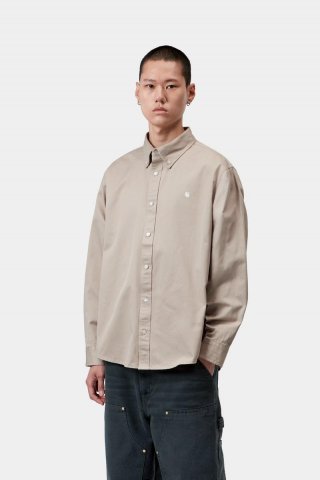 Carhartt L/S OG Madison Shirt - Fleur De Sel Carhartt L/S OG Madison Shirt - Fleur De Sel