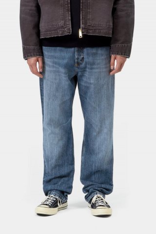Carhartt Marlow Pant - Blau, Marmor in Used-Waschung Carhartt Marlow Pant - Blau, Marmor in Used-Waschung