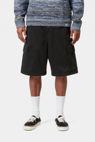 Carhartt Kade Cargo Short - Schwarz, Stonewashed Carhartt Kade Cargo Short - Schwarz, Stonewashed