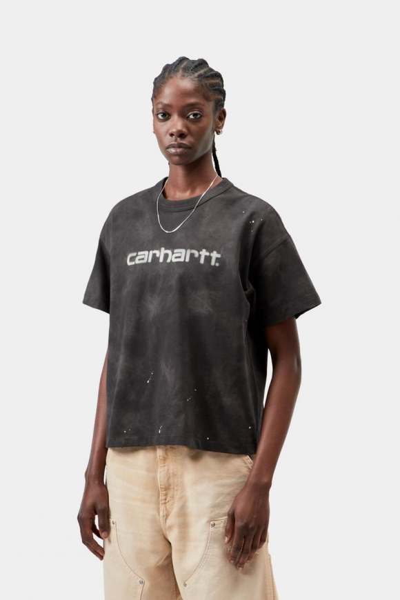 Carhartt S/S Painter T-Shirt - Schwarz, Destroy Wash, Splatter