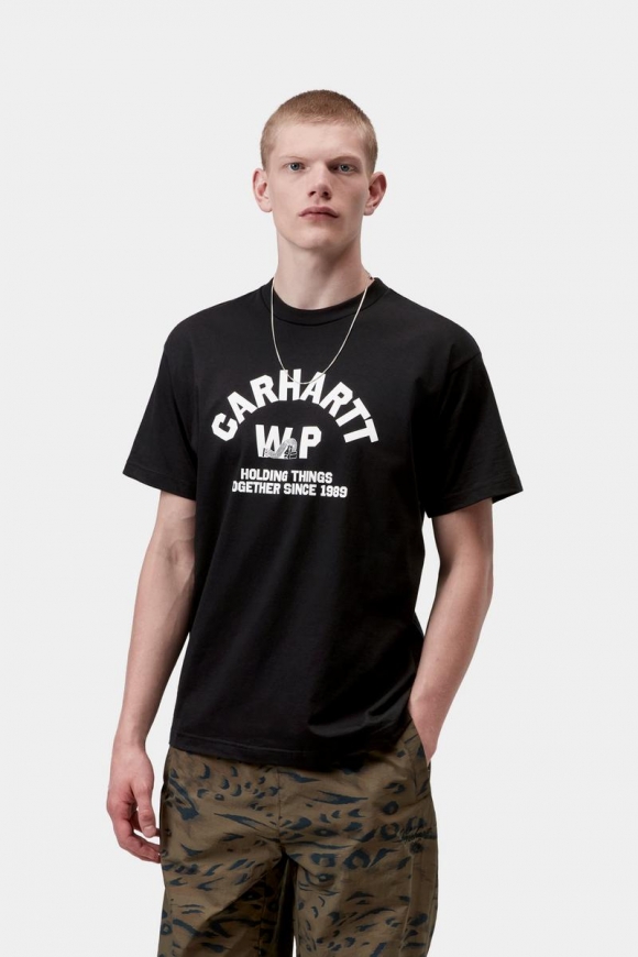 Carhartt S/S Column T-Shirt - Schwarz Carhartt S/S Column T-Shirt - Schwarz