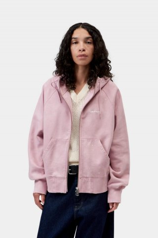 Carhartt Hooded Painter Jacket - Hortensia, Zerstöre Wäsche, Spritzer