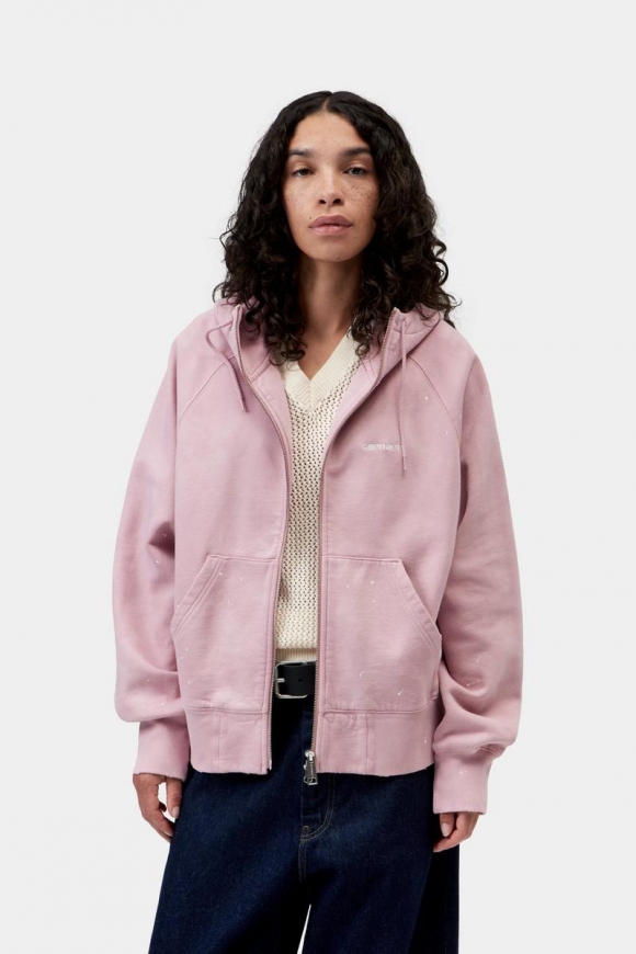 Carhartt Hooded Painter Jacket - Hortensia, Zerstöre Wäsche, Spritzer Carhartt Hooded Painter Jacket - Hortensia, Zerstöre Wäsche, Spritzer