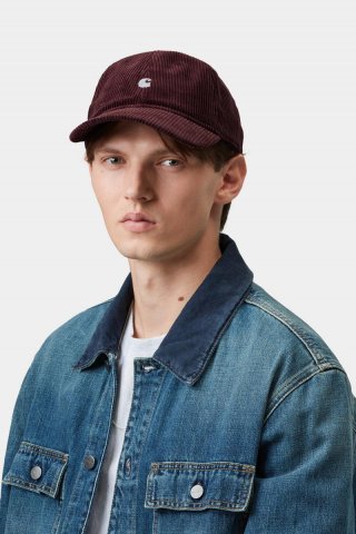 Carhartt Harlem Cap - Amarone / Weiß