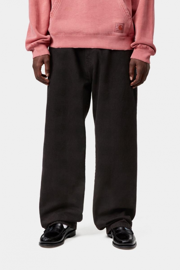 Carhartt Everson Pant - Everson-Druck, Schwarz / Palisander, stückgefärbt Carhartt Everson Pant - Everson-Druck, Schwarz / Palisander, stückgefärbt
