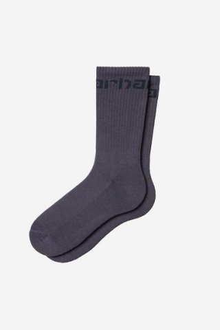 Carhartt Socks - Schattiges Lila / Dunkles Marineblau Carhartt Socks - Schattiges Lila / Dunkles Marineblau