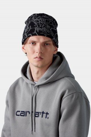 Carhartt Blinkerfluid Beanie - Schwarz / Wachs Carhartt Blinkerfluid Beanie - Schwarz / Wachs