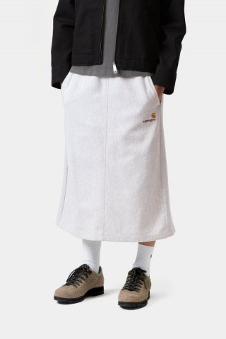 Carhartt American Script Sweat Skirt - Ash Heather Carhartt American Script Sweat Skirt - Ash Heather