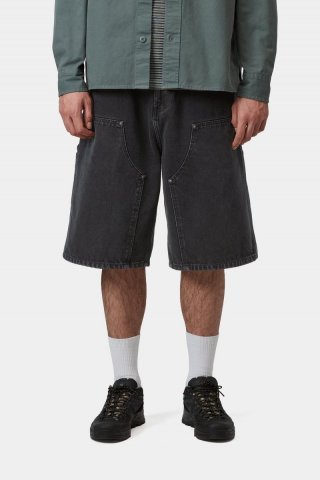 Carhartt OG Double Knee Short - Schwarz, Stonewashed Carhartt OG Double Knee Short - Schwarz, Stonewashed