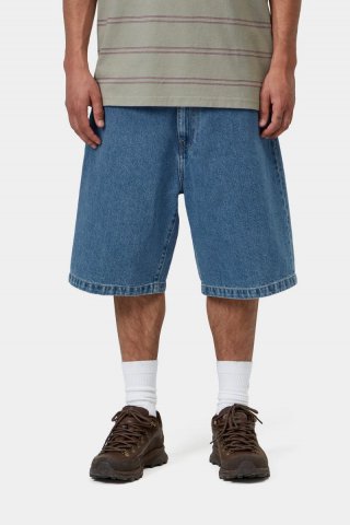 Carhartt Landon Short - Blau, schwere Steinwaschung Carhartt Landon Short - Blau, schwere Steinwaschung