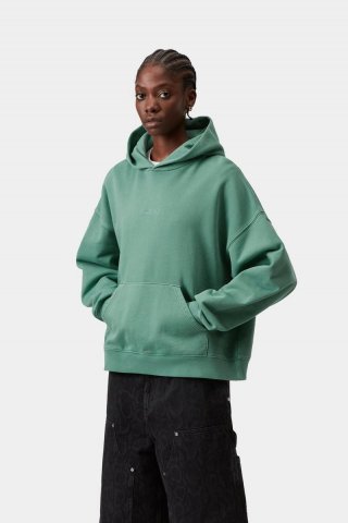 Carhartt Hooded Benton Sweatshirt - Lily, Stückgefärbt Carhartt Hooded Benton Sweatshirt - Lily, Stückgefärbt