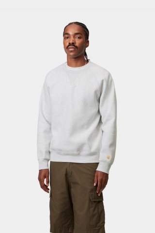 Carhartt Chase Sweatshirt - Aschenheide / Gold Carhartt Chase Sweatshirt - Aschenheide / Gold
