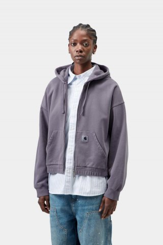 Carhartt Hooded Hoggard Jacket - Shady Purple, stückgefärbt Carhartt Hooded Hoggard Jacket - Shady Purple, stückgefärbt