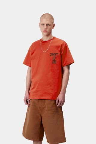 Carhartt S/S Blocks T-Shirt - Oxidrot