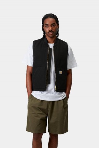 Carhartt Classic Vest - Schwarz, gespült Carhartt Classic Vest - Schwarz, gespült