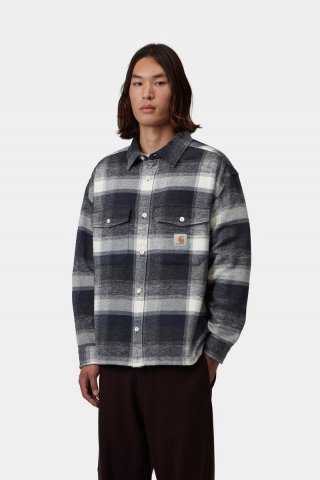 Carhartt L/S Esterson Shirt - Esterson-Karo, dunkles Marineblau Carhartt L/S Esterson Shirt - Esterson-Karo, dunkles Marineblau