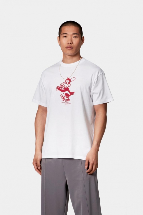 Carhartt S/S Home Run T-Shirt - Weiß Carhartt S/S Home Run T-Shirt - Weiß