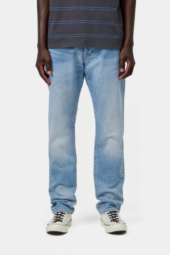 Carhartt Klondike Pant - Blau, helle Used-Waschung Carhartt Klondike Pant - Blau, helle Used-Waschung