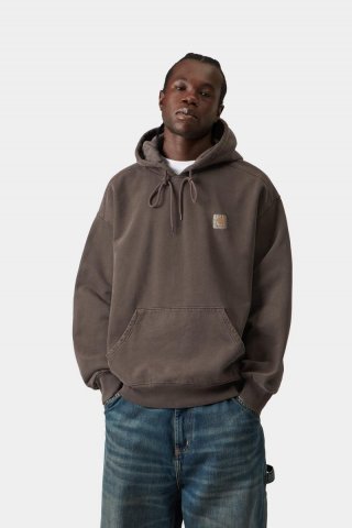 Carhartt Hooded Vista Sweatshirt - Tabak, Stückgefärbt Carhartt Hooded Vista Sweatshirt - Tabak, Stückgefärbt