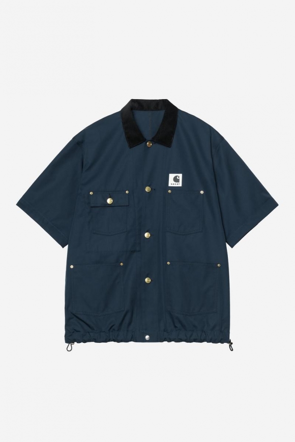 Carhartt sacai x WIP Duck Shirt - Sacai-Blau Carhartt sacai x WIP Duck Shirt - Sacai-Blau