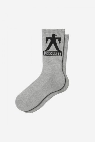Carhartt Bricky Man Socks - Grau meliert / Schwarz