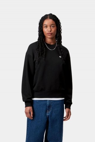 Carhartt Casey Sweatshirt - Schwarz / Silber Carhartt Casey Sweatshirt - Schwarz / Silber