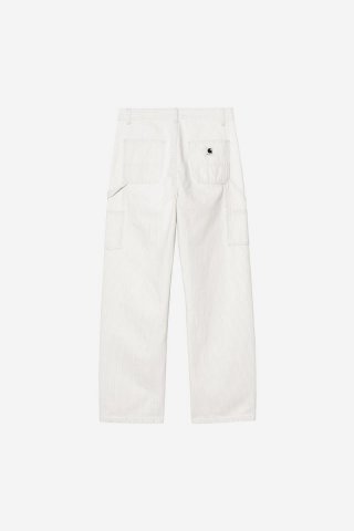 Carhartt Mercer Pant - Mercer Stripe, Graphit/Wachs, gebleicht Carhartt Mercer Pant - Mercer Stripe, Graphit/Wachs, gebleicht