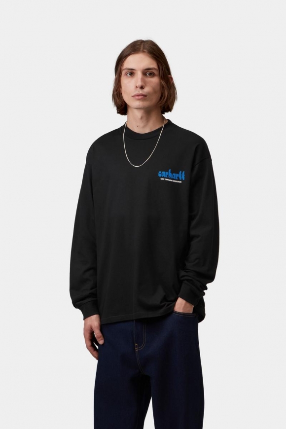 Carhartt L/S Framework T-Shirt - Schwarz Carhartt L/S Framework T-Shirt - Schwarz