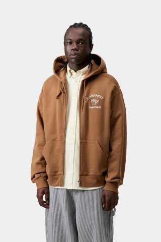 Carhartt Hooded Eightynine Sweat Jacket - Hamilton Brown Carhartt Hooded Eightynine Sweat Jacket - Hamilton Brown