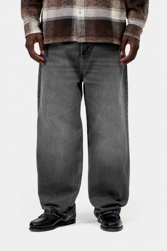 Carhartt Brandon Pant - Schwarz, Marmor-Use-Waschung Carhartt Brandon Pant - Schwarz, Marmor-Use-Waschung