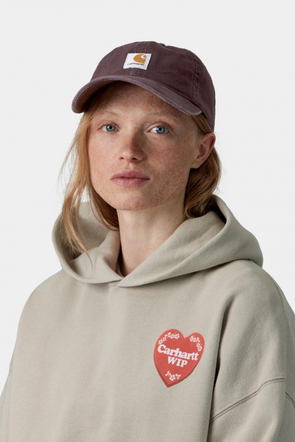 Carhartt Selby Canvas Cap - Palisander, Steingewaschen Carhartt Selby Canvas Cap - Palisander, Steingewaschen