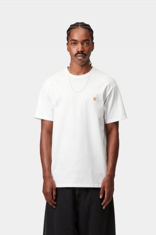 Carhartt S/S Chase T-Shirt - Weiß / Gold Carhartt S/S Chase T-Shirt - Weiß / Gold
