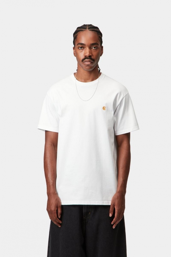 Carhartt S/S Chase T-Shirt - Weiß / Gold Carhartt S/S Chase T-Shirt - Weiß / Gold