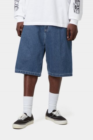 Carhartt Brandon Short - Blau, Stonewashed Carhartt Brandon Short - Blau, Stonewashed
