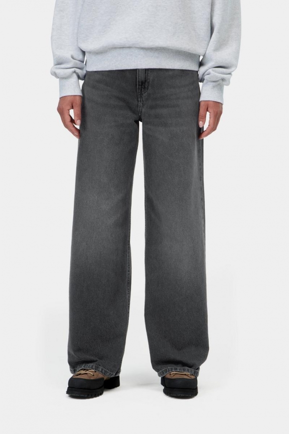 Carhartt Jane Pant - Schwarz, dunkle Used-Waschung Carhartt Jane Pant - Schwarz, dunkle Used-Waschung