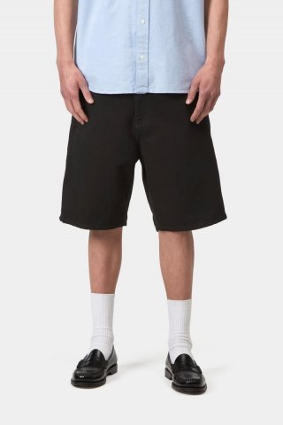 Carhartt Single Knee Short - Schwarz, gespült Carhartt Single Knee Short - Schwarz, gespült