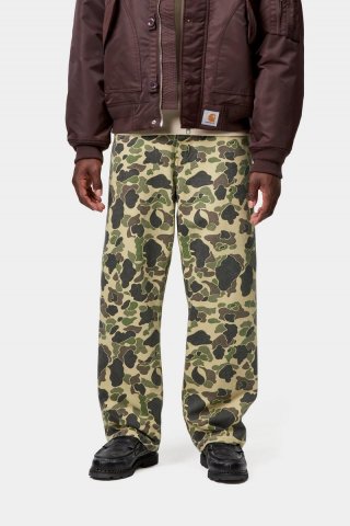Carhartt Duck Single Knee Pant - Camo Duck, Grün, Stonewashed Carhartt Duck Single Knee Pant - Camo Duck, Grün, Stonewashed