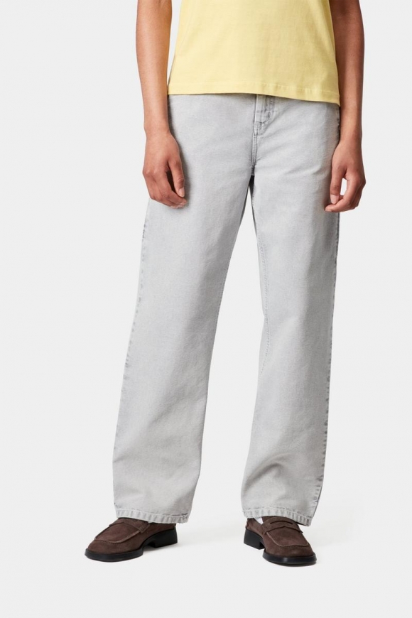 Carhartt Pierce Pant Straight - Schwarz, Kreidewaschung Carhartt Pierce Pant Straight - Schwarz, Kreidewaschung