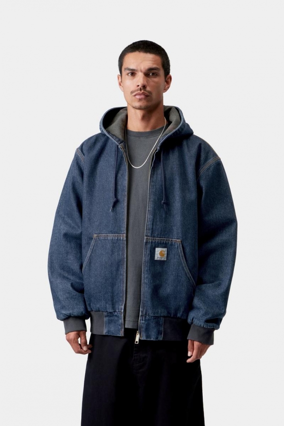 Carhartt OG Active Jacket - Blau, Stonewashed Carhartt OG Active Jacket - Blau, Stonewashed