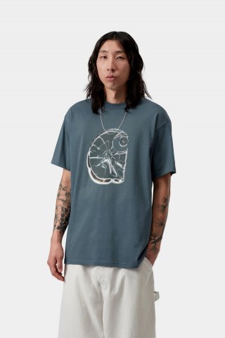 Carhartt S/S Shattered T-Shirt - Büroblau Carhartt S/S Shattered T-Shirt - Büroblau