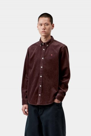 Carhartt L/S Madison Cord Shirt - Amarone Carhartt L/S Madison Cord Shirt - Amarone