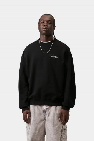 Carhartt WIP Label Sweatshirt - Schwarz Carhartt WIP Label Sweatshirt - Schwarz
