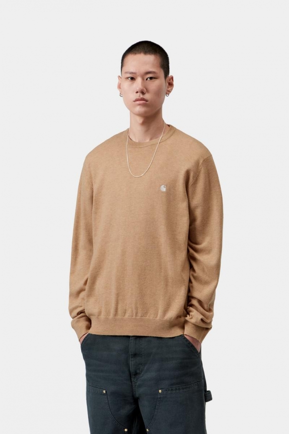 Carhartt Madison Sweater - WIP Dusty H / Wachs Carhartt Madison Sweater - WIP Dusty H / Wachs
