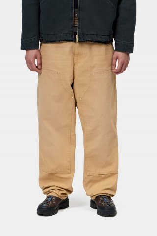 Carhartt Double Knee Pant - WIP Dusty H, Steinleinwand Carhartt Double Knee Pant - WIP Dusty H, Steinleinwand