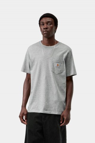 Carhartt S/S Pocket T-Shirt - Graues Heidekraut Carhartt S/S Pocket T-Shirt - Graues Heidekraut