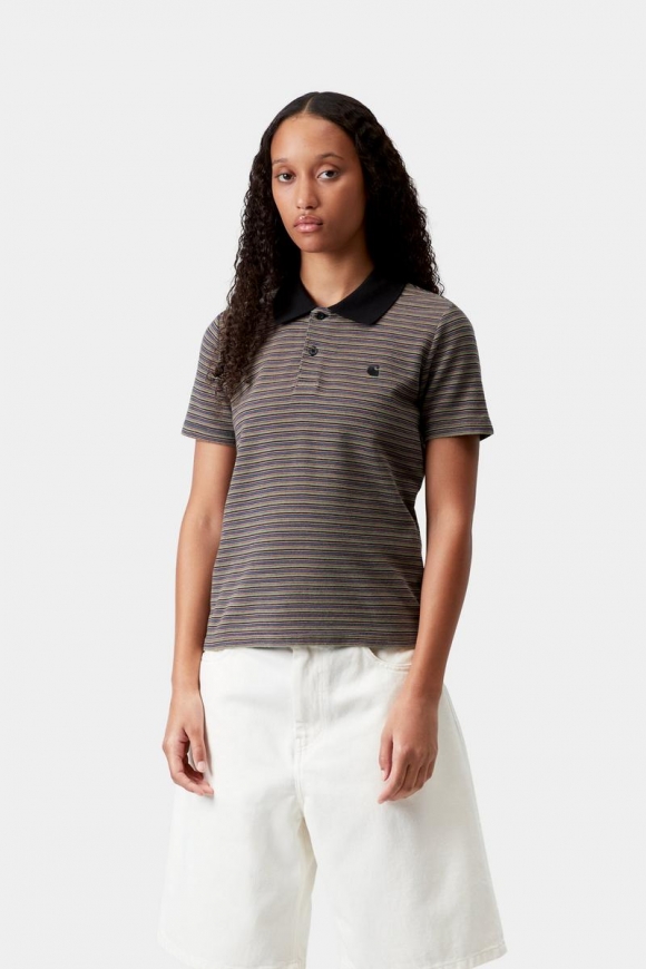 Carhartt S/S Dion Polo - Dion Stripe, Lily Carhartt S/S Dion Polo - Dion Stripe, Lily