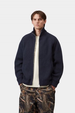 Carhartt Banley Sweater Jacket - Dunkles Marineblau Carhartt Banley Sweater Jacket - Dunkles Marineblau