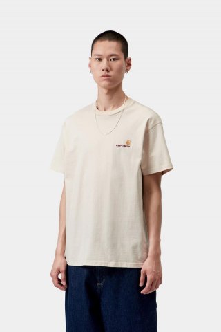 Carhartt S/S American Script T-Shirt - Natürlich Carhartt S/S American Script T-Shirt - Natürlich
